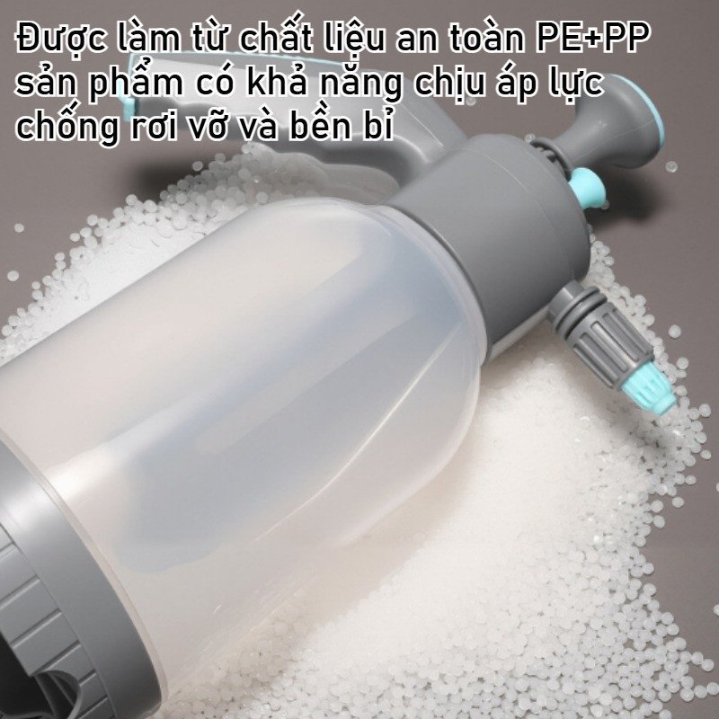 bình xịt tưới cây phun áp lực đầu xoay linh hoạt nhựa pp tưới lan sân vườn ban công 3 lít