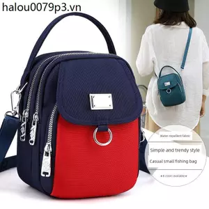 Túi Vải Nhỏ 2024 Mùa Xuân Mini Túi Điện Thoại Di Động Nữ Đeo Ngang Nhẹ Phù Hợp Với Di Động Túi Điện Thoại Di Động Túi Nữ Thời Trang