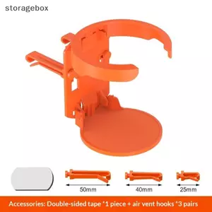 1 Bộ Giá đỡ đồ uống có thể gập lại Giá đỡ cốc thông hơi ô tô Giá đỡ cốc thông hơi Giá đỡ bình nước tự động cho ô tô Lỗ thông hơi Cà phê Nước ép trà đẹp
