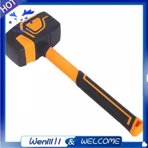 Búa cao su đa chức năng Búa vuông gõ mềm cho xây dựng gạch Công cụ chuyên nghiệp cho công nhân xây dựng