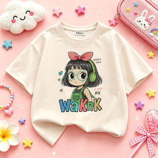Áo thun bé gái  áo phông siêu xᶖnh chất cotton mềm nhẹ thoáng mát cho bé 1-12 tuổi