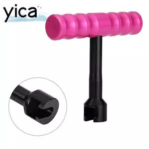 YICA Dent Puller Kit, T Bar Lifter Universal Paintless Dent Repair Tool, Heavy Duty Keo Puller Rose Red Handle Dent Removal Tool Kỹ thuật viên bảo trì