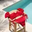 LACYESUK Bộ đồ bơi 3 món, Ruffle với kẹp tóc hoa Bộ đồ Bikini ba mảnh, Bộ đồ bơi chia đôi sành điệu Y2k Quần áo đi biển mùa hè Quần áo mùa xuân nóng bỏng