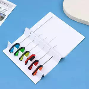 AIHOM Cá Chép Câu Cá Nối Kim Bộ 6 Chiếc Leadcore Leader Phụ Kiện Qui Nối Bền Cho Những Người Hâm Mộ Câu Cá,