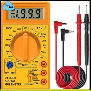 Màn hình LCD Điện vạn năng Điện áp Máy kiểm tra điện trở dòng điện Đồng hồ vạn năng Mini