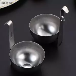 Luckyew Máy Làm Trứng Săn Trộm Trứng Chảo Nonsti Trứng Lớn Poachin Giá Đỡ Đun sôi Máy Hấp Trứng Ra Nồi Trứng Đồ Dùng Nhà Bếp TQ