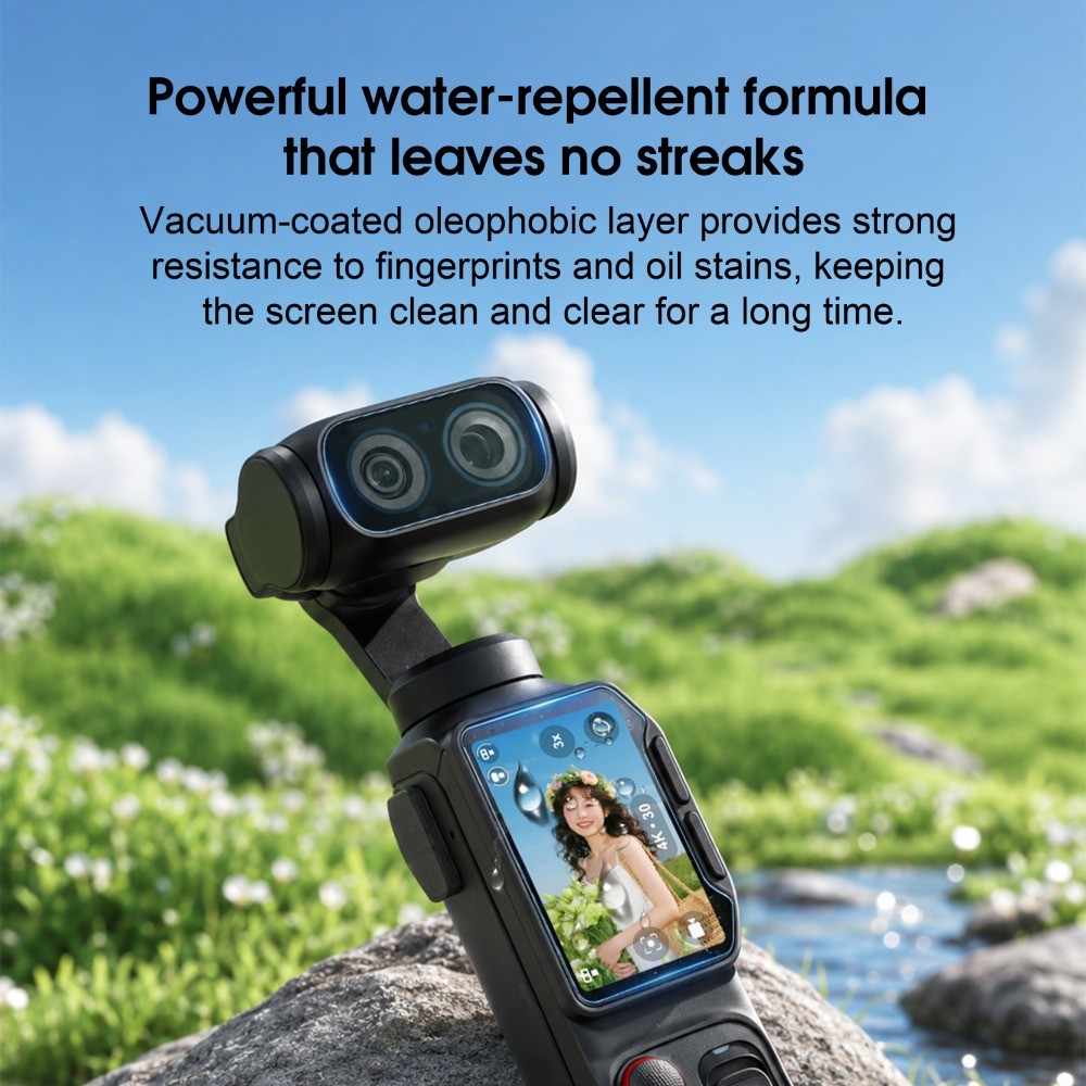 Tương thích với màng bảo vệ ống kính máy ảnh Insta360 Luna Ultra gimbal, kính cường lực, phụ kiện bảo vệ màn hình Luna Ultra