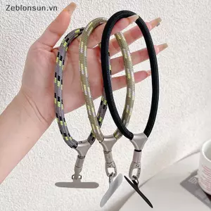 # HB # Phone Charm Móc khóa kim loại nặng Dây ngắn Dây buộc móc khóa chống mất Dây đeo ngón tay rắn Dây chìa khóa cao cấp Dây điện thoại di động.