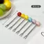 Dĩa Trái Cây Dopamine Thép Không Gỉ Hai Răng Món Tráng Miệng Nĩa Hộ Gia Đình Giá Trị Cao Chọn Trái Cây Người Ảnh Hưởng Bàn26061113