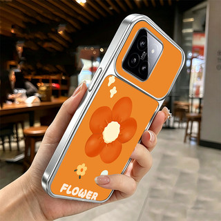 Ốp Lưng Cho xiaomi 14t 14 pro 14 ultra 5g Vỏ Điện Thoại Vỏ Mềm Chống Sốc Thiết Kế Mới Thẩm Mỹ Hoạt Hình Dễ Thương Hoa Cam Cho Bé Gái DSCSHD1