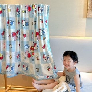 Chăn làm mát bằng sợi cho trẻ sơ sinh Chăn trẻ em Chăn nhỏ Chăn điều hòa không khí cho bé Chăn PU8O