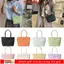 Túi Tote DUSKGLOW, Túi xách màu trơn dung lượng cao, Túi đeo vai đơn Nylon nhiều màu sáng tạo Mua sắm đi làm