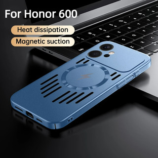 Ốp điện thoại hút từ tính sơn kim loại mỏng & nhẹ cho Honor 600 Pro 600 Honor600 5G Vỏ cứng
