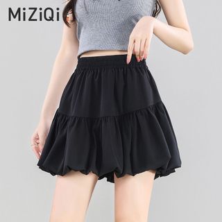 Ngọt Ngào Trắng Xếp Ly Váy Chữ a Nữ Mùa Hè Phong Cách Mới Cao Cấp Ôm Hơn Nhìn Váy Hoa Bud Mây Váy Pettiskirt