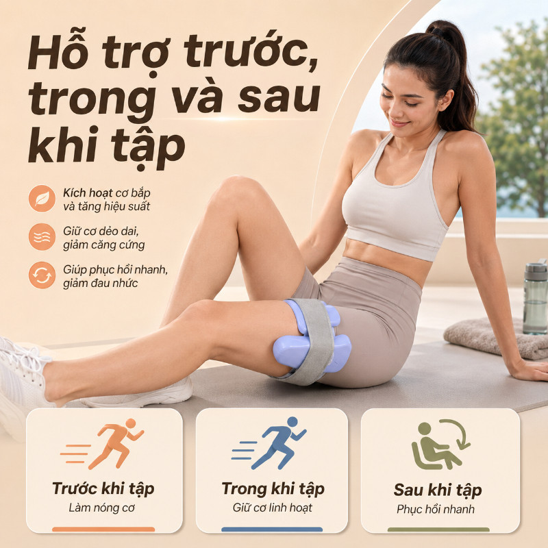 Máy Massage Rung Định Hình Cơ Thể Đa Năng – Giảm Mỡ Bụng & Đùi, Massage Toàn Thân, Tặng Đai Điều Chỉnh & Pin Dùng Lâu