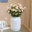 <cosyh>Silk Rose Bouquet Lifelike Petals Intricate Craftsmanship Easy To Shape