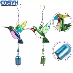 <cosyh>Beautiful Hummingbird Wind Chime Perfect for Indoor and Outdoor Spaces