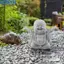 <cosyh>Buddha Ornament Ornament Outdoor Smiling Statue Buddha Decorate Decoration