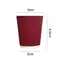 TRTR 25 Cái / bộ 8oz Cốc Cà Phê Giấy Cách Nhiệt Tường Đôi Cốc Cà Phê Có Nắp Sọc Dùng Một Lần Cốc Giấy Di Động VN