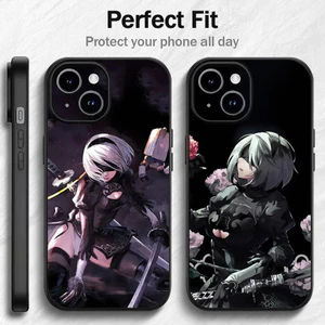Ốp điện thoại trò chơi TP-1 N-NieR A-Automata cho IPhone 17 16 15 14 13 12PRO MAX PLUS Mini TPU mềm đến thân thiện với da