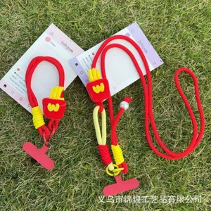 Hoạt Hình Mới McDonald 's French Fries Dây Điện Thoại Di Động Có Thể Điều Chỉnh Màu Sắc Tương Phản Mạnh Mẽ Vỏ Điện Thoại Dây Chống Mất Điện Thoại Di Động