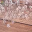 100x Vòng Tóc Dreadlos Trong Suốt Tóc Bím Tóc Hạt Còng Kẹp Lỗ 6mm