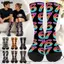 NICOLOO Unisex 67 Meme Kem Tất, Hoạt Hình Ấm Áp 67 Meme Crew Tất Dài, Cotton Thời Trang Nhẹ Thoáng Khí Sáng Tạo Tất Dành Cho Nam Nữ