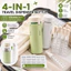 Chai du lịch 4in1 di động để chống rò rỉ dầu gội