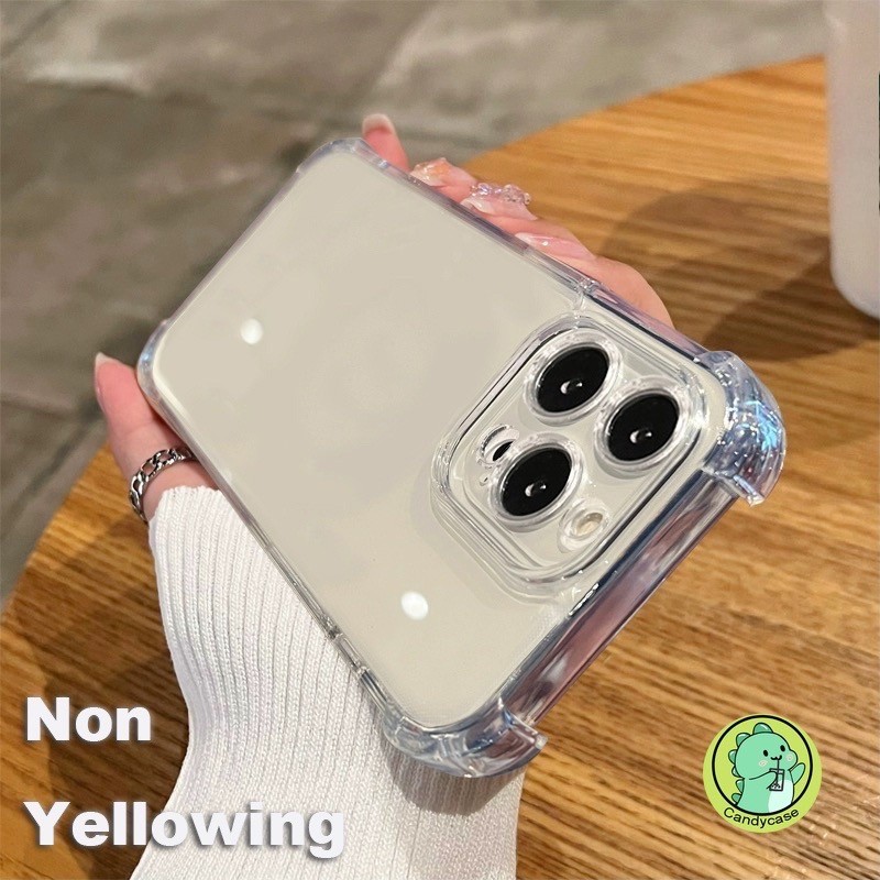 Ốp Điện Thoại Chống Vàng Cho Realme 16 Pro Plus 15 15T 15X Note 80 Neo8 GT8 C85 Pro C83 P4 Lite P4X Narzo 90X Power 5G 4G Vỏ Mềm Chống Sốc Trong Suốt