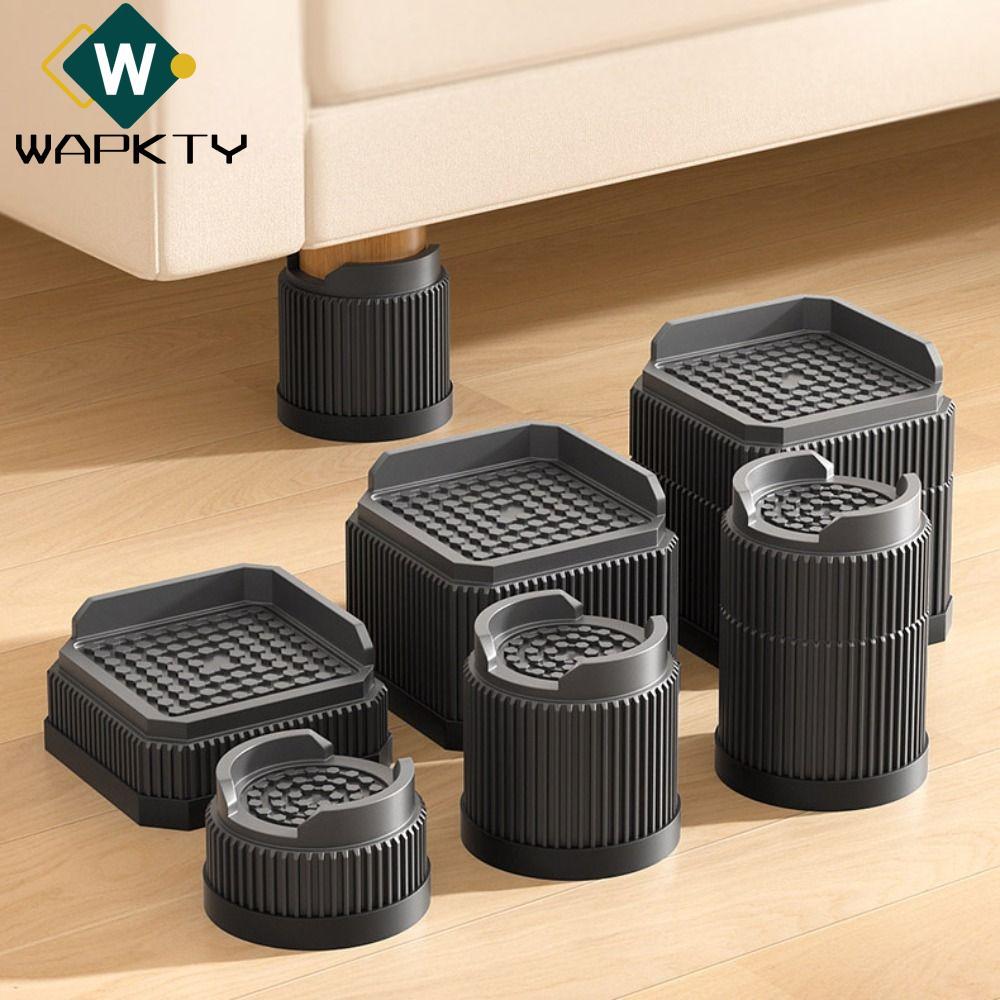 Tấm lót chân nội thất WAPKTY, Tấm nâng giường có thể điều chỉnh hạng nặng, Tấm nâng giường vuông chống trượt chất lượng cao Bàn ghế Sofa