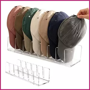 Mũ Bóng Chày Tổ Chức Acrylic Hiển Thị Đứng Cho 7 Mũ Ngăn Kéo Mũ Bóng Chày Tổ Chức Cho Tủ Quần Áo Phòng Ngủ shopidaevn