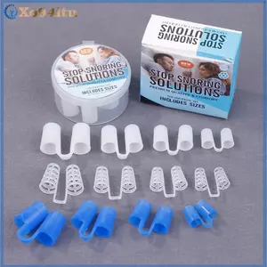 XOITU 4 / 8 Cái Silicon Chống Ngáy Mũi Giãn Thoáng Khí Hỗ Trợ Ngưng Thở Ngáy Mũi Kẹp Mũi Thiết Bị Thở VN