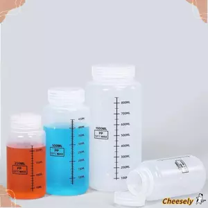 Chai thuốc thử miệng rộng CHEESELY, Chai phòng thí nghiệm nhiều năng lực, Chai đóng gói gia đình trong suốt 30-1000ml Chai bảo quản cho phòng thí nghiệm