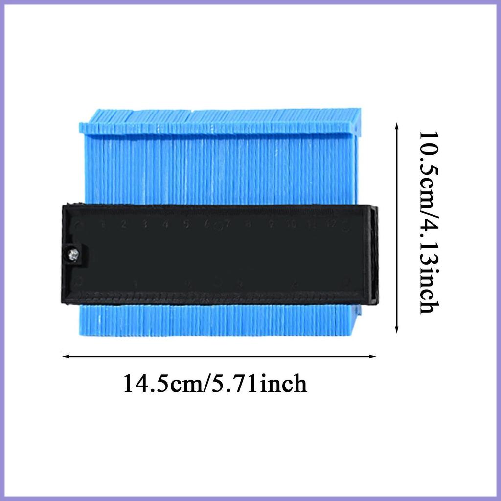 Máy đo công cụ đường viền 10 inch / 5 inch Máy sao chép đường viền Máy đo hồ sơ Công cụ thợ mộc thực tế mueadsyvn