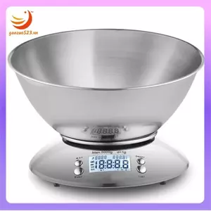 Phụ kiện thực phẩm Cân nhà bếp gia đình bằng thép không gỉ có thiết kế chia bát Cân gia đình