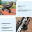 GHX Xe Đạp Trước Ghế Trẻ Em Có Tay Cầm Bàn Đạp Chân Xe Đạp Leo Núi Ghế An Toàn Cho Bé Loại Bỏ Qui Ngoài Trời Cha Mẹ-Con Khung Ghế VN