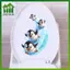 SWEET Phòng tắm gia đình Chim cánh cụt Stier Decal trượt chống nước để trang trí nhà vệ sinh n