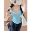 Milyfashion Kẻ Sọc Cổ Dây Ống Top Hai Mảnh Bộ Phong Cách Hàn Quốc Gợi Cảm Cô Gái Nóng Y2K Phong Cách Mới XMTN