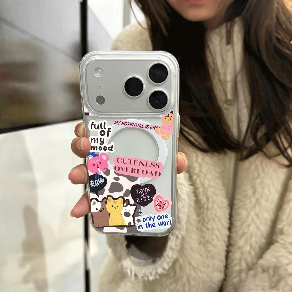 Ngọt mát cắt dán Thích hợp iPhone 1714p15 trường hợp điện thoại 1311 mới 12 hút từ 11