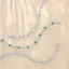 FANCIME "Noble Allure" May Birthstone Emerald Station Vòng tay bạc Sterling
