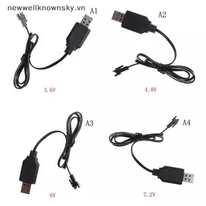 MỚI DC 3.6V-7.2V RC Pin Pa USB Sạc Adapter Cho Xe Điều Khiển Từ Xa SKY