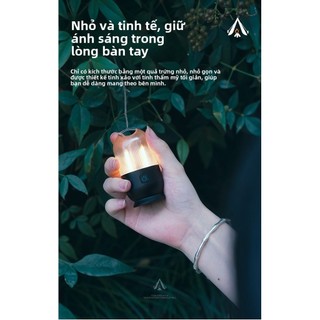 Đèn Lều Cắm Trại Hợp Kim Nhôm Đa Năng, Đèn LED Tích Điện Dã Ngoại Có Móc Treo