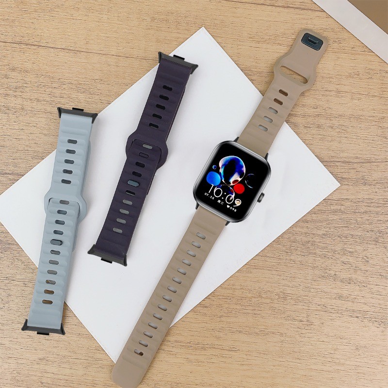 Dây đeo silicon cho Redmi Watch 6 5 4 dây thay thế cho phụ kiện vòng đeo tay thể thao Mi Band 10Pro 9Pro 8Pro