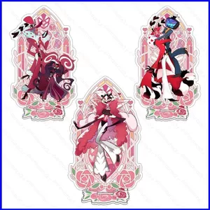 SQ3 Hazbin Khách sạn Tấm Đứng Charlie Morningstar Acrylic Hình Đứng Ký Hiệu Anime Trang Trí QS3