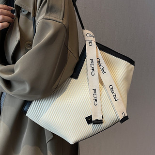 Túi tote đeo vai canvas giản dị phong cách Hàn Quốc