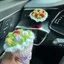 Ô Tô Nhỏ Bó Hoa Thành Phẩm Mini Vẽ Tay Giả Hoa Hồng Len Ổ Cắm Không Khí Bó Hoa Nhỏ Quà Tặng Nhỏ Móc Bó Hoa