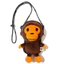 Pink Shark baby Milo Little Monkey Túi đựng điện thoại di động Dạo phố Túi đeo vai chéo