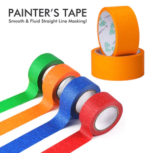 35mm x 20m Băng keo phun ô tô có độ nhớt cao Sơn có thể ghi được Đường may đẹp Trang trí Giấy Crepe Giấy dính dễ nghe 5ZNE