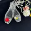 Jelly Phiên Bản Hàn Quốc Trong Suốt Thạch Giày Phụ Kiện Giày Hoa Trong Suốt Pha Lê Trang Trí