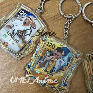 Móc Khóa FC Mobile Móc Khóa Bóng Đá Thẻ Cầu Thủ Messi, Ronaldo, Beckham, Torres, Mbappé... Sưu Tầm
